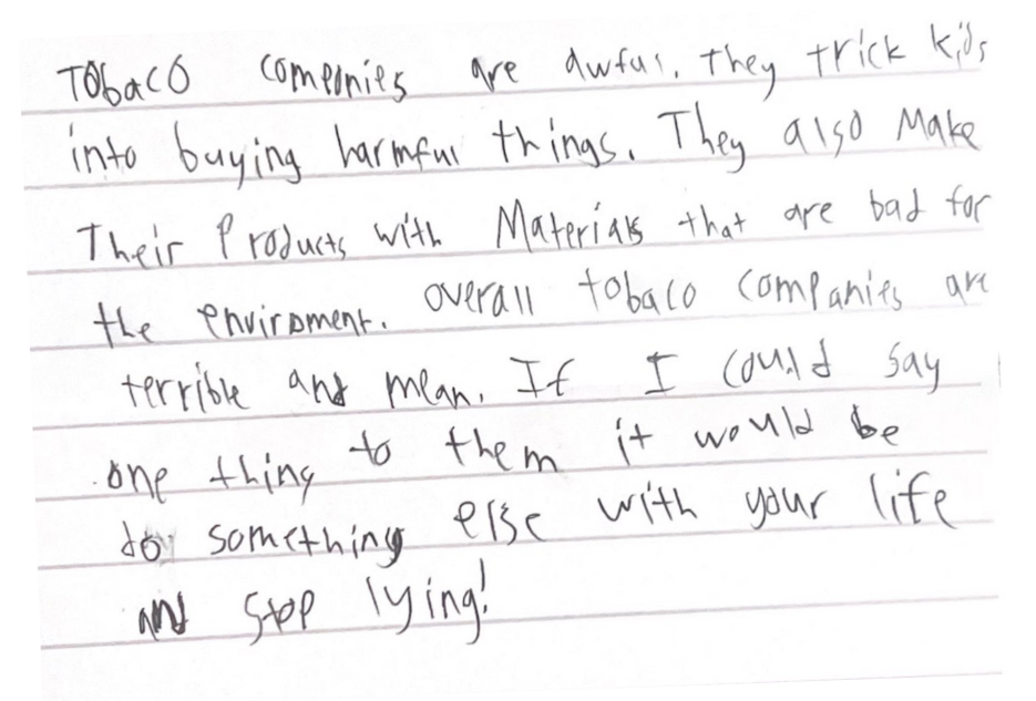 handwritten statements